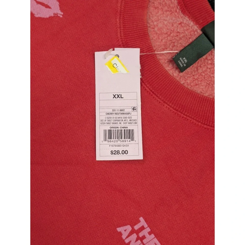 ⭐C3 Wild Fable Distressed/Faded Sweatshirt Red Keep Dreaming Size XXL - Picture 3 of 7